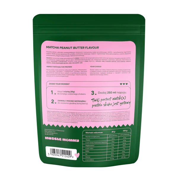 Drugi obrazMATCHA MOMMY - Whey Protein (Peanut Butter Flavour)