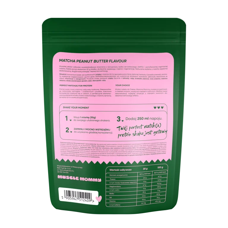 Drugi obrazMATCHA MOMMY - Whey Protein (Peanut Butter Flavour)