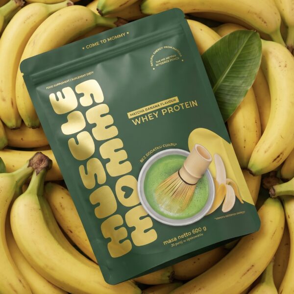 Drugi obrazMATCHA MOMMY - Whey Protein (Banana Flavour)